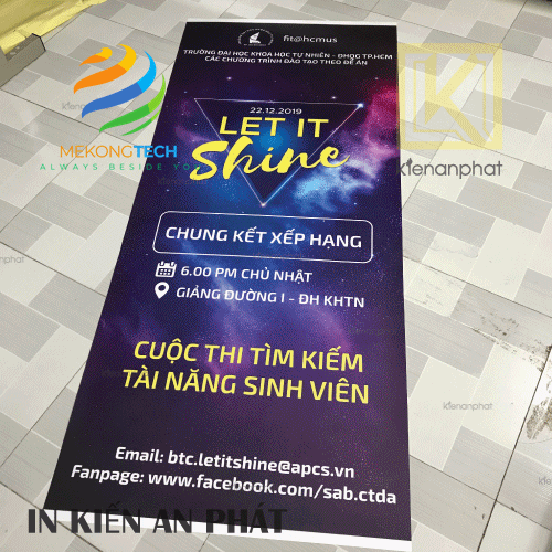 In standee cuộn giá rẻ lấy ngay tại TpHCM, Tây Ninh